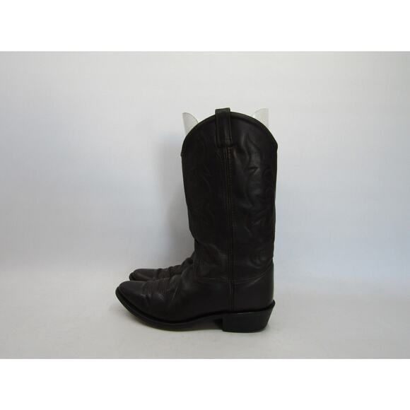 Mens Size 10 D Brown Leather Cowboy Western Boots main image 7